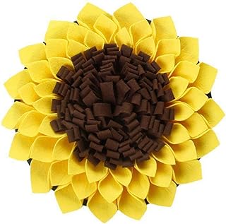 Snuffle Mat for Dogs Feeding Pad Interactive Puppies Puzzle Toy Treat Training Mat Sunflower Design Relieving Stress Dog Snuffle Mat Toy Small Dog Puzzle Toy Rabbit Foraging Mat Large with