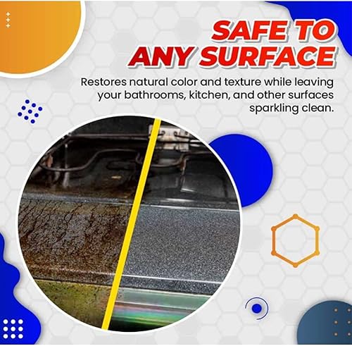 Miniatura 5 de DENGWANG Removedor de óxido de espuma para cocina, polvo de limpieza multiusos, limpiador de espuma multiusos, removedor de óxido, limpiador de