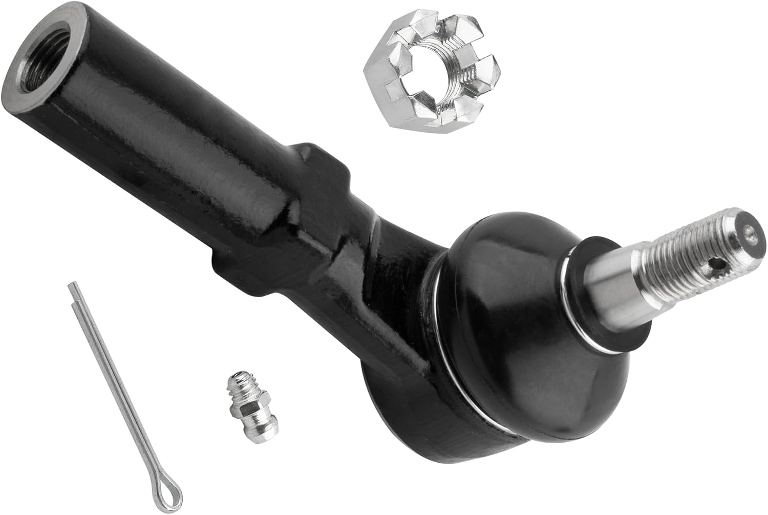 2Pcs Front Outer Tie Rods End Links LH Driver & RH Passenger Fit For Chrysler Aspen 2007-2009, For Dodge Durango 2004-2009 (15mm Thread Tie Rods Only) Replace# ES800321