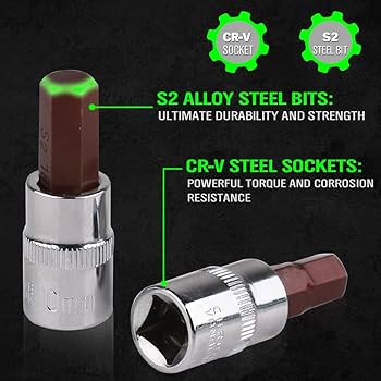 ストライク 4S6 2set SWANLAKE 32 Piece Hex Bit Socket Set,SAE and Metric, 1/4