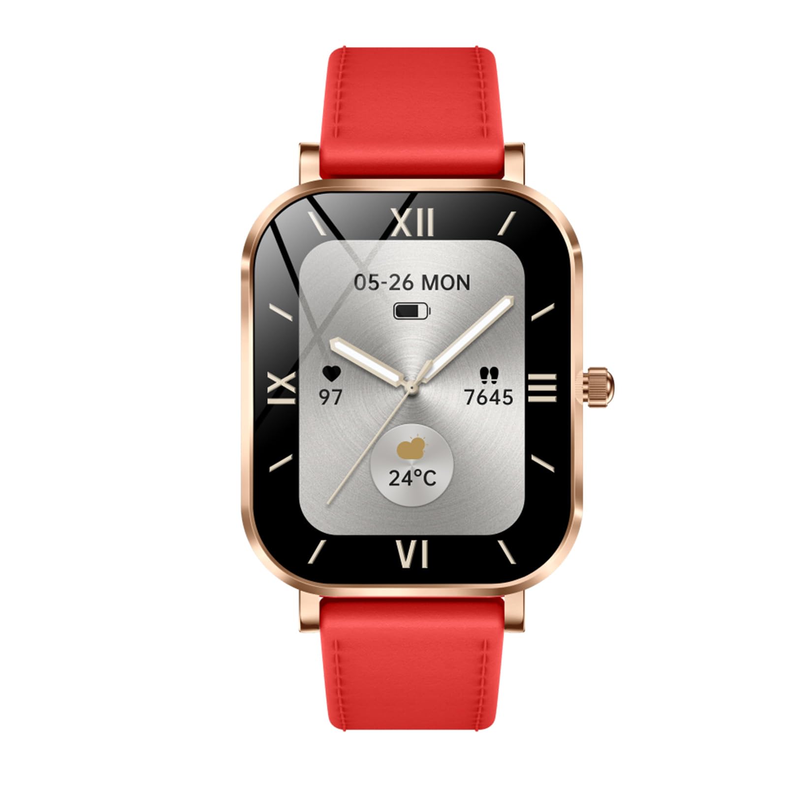 Domary Orologio Sportivo Intelligente da Donna con Corpo in Metallo e