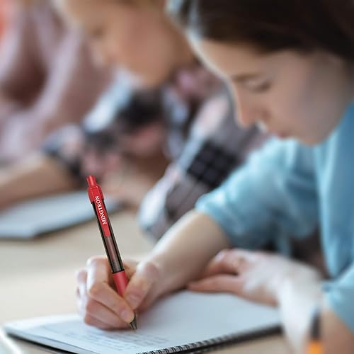 Miniatura 9 de Bolígrafos de gel, paquete de 150 bolígrafos de punta fina, sin manchas para la mano izquierda, bolígrafos de clic a granel, bolígrafos retráctiles