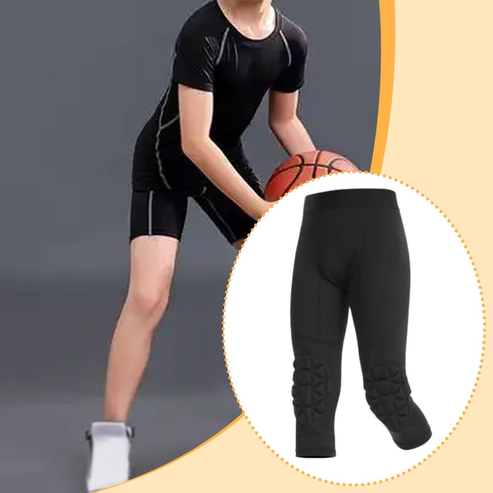 Collants rembourrés d'entraînement Sportif pour Enfants, Protection Contre Les Chocs, Accessoires pour Skateboard, Pantalon de Compression
