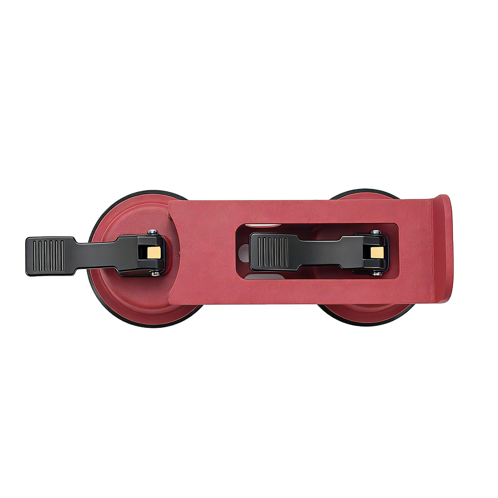 Professional Carbon Steel Double Gripper Floor Suction Tool with 80kg Pulling Force for Wooden and Smooth Surfaces Thick Rubber Sucker