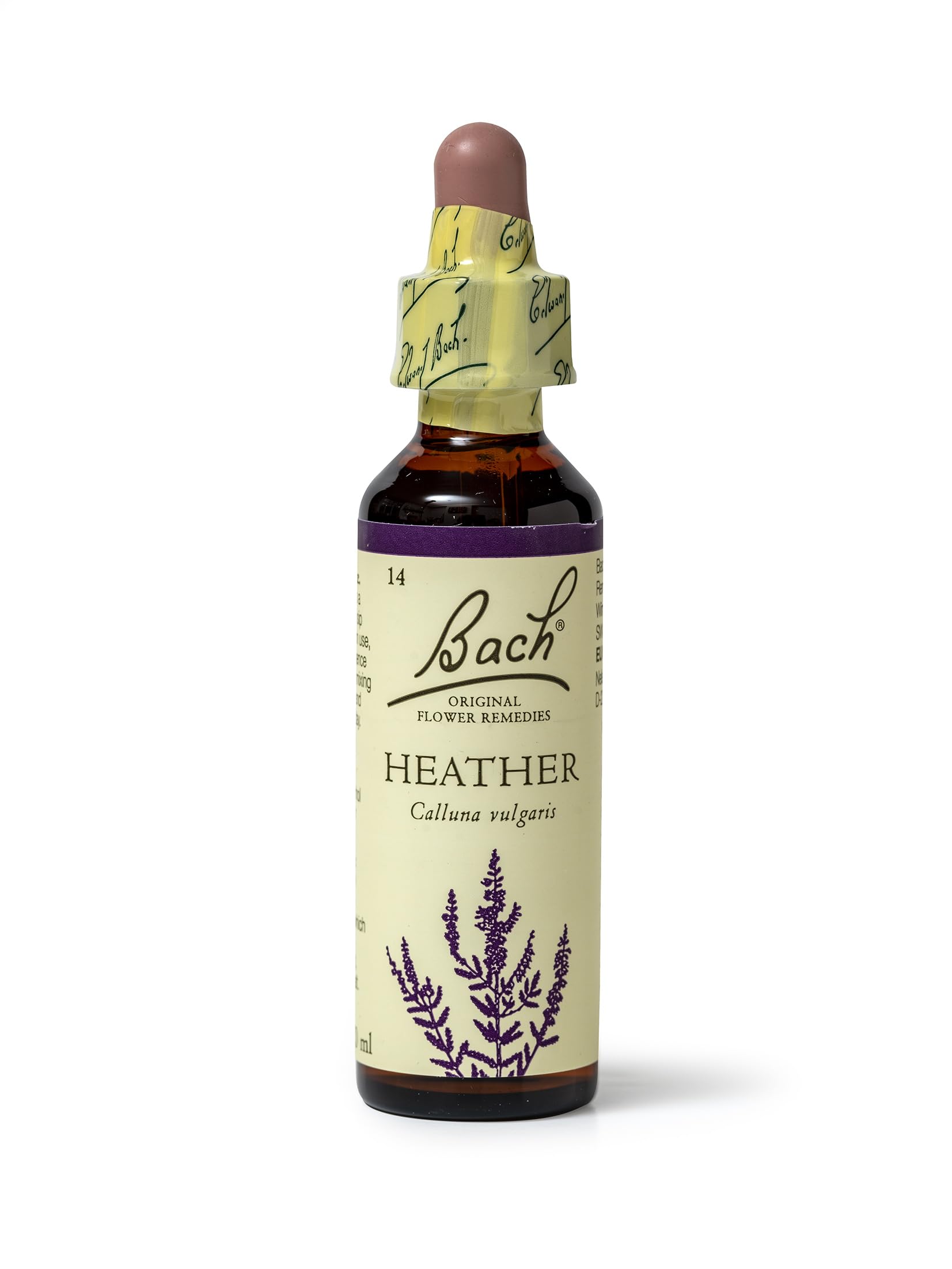 Bach Original Flower Remedies (Heather) Reach Out To Others, Empathise & Listen, Emotional Wellness, Natural Flower Essence, 20ml