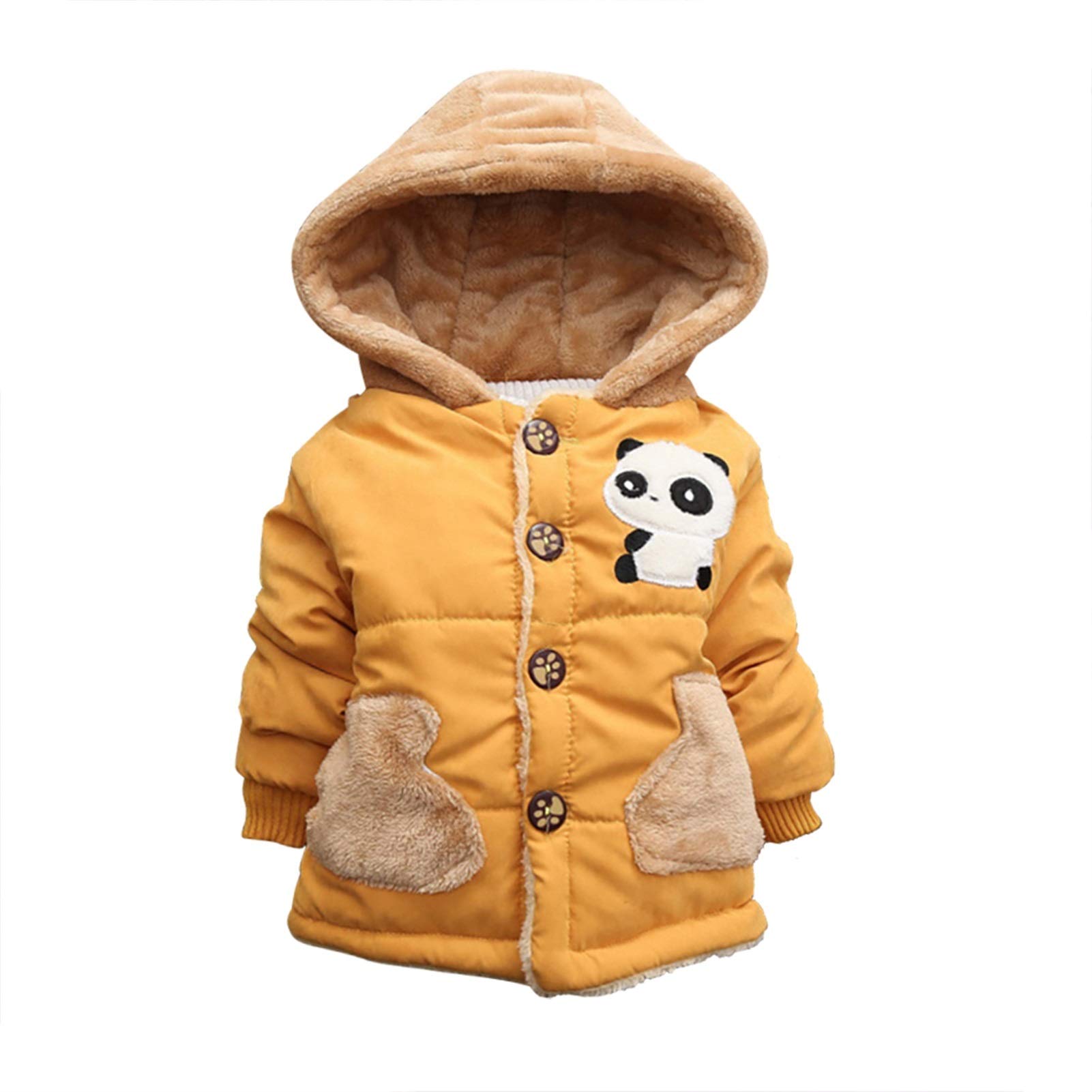Ultraligero cálido y resistente al viento chaqueta de los Niños Otoño Invierno Ropa de dibujos animados Delgado Grueso con Capucha Chaquetas para Bebé Niño Niñas de Moda Caliente Abrigo Bebé