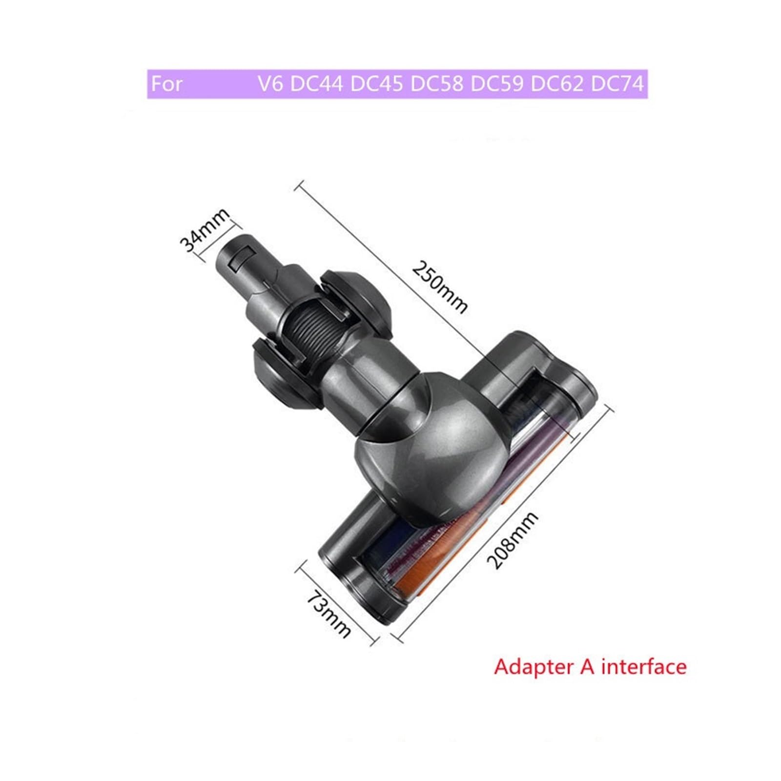 Dla Dyson V6 DC44 DC45 DC58 DC59 DC62 DC74 Akcesoria do odkurzaczy: Główka szczoteczki elektrycznej