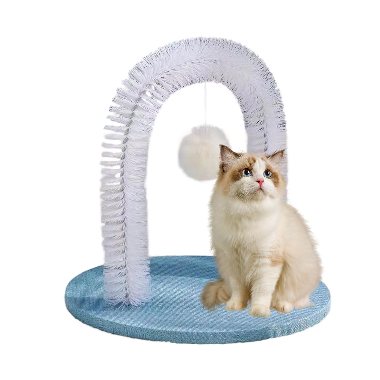Grattoir pour chat – Toiletteur de massage pour l'arche de chat | Tapis à arche pour chats | Éliminateur de perte de poils, poteau de frottement pour chats, design arches pour massage de la tête