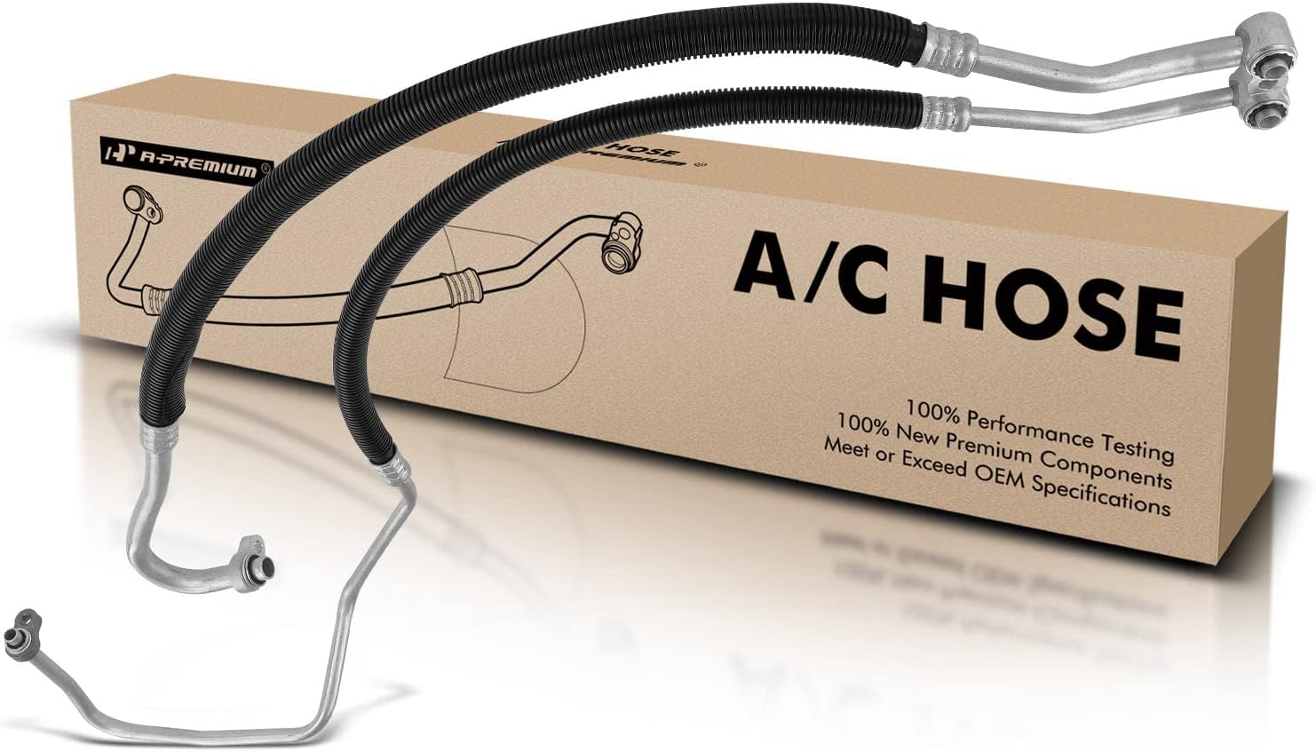 A-Premium A/C Suction and Discharge Line Hose Assembly Compatible with Chevrolet & GMC Models, C4500 C5500 Kodiak Topkick 2003-2004, 6.6L