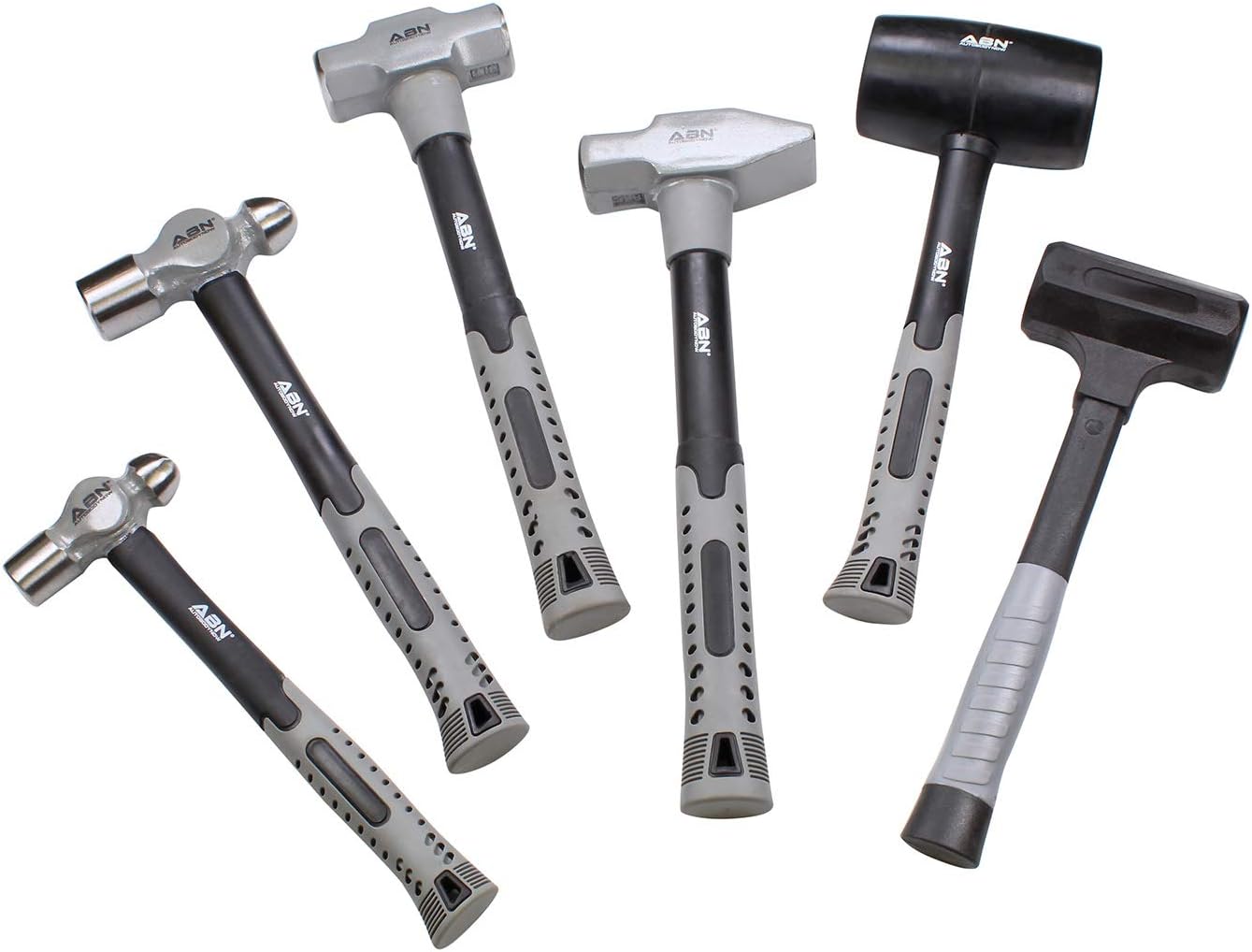 Bеѕt Dеаl Prоduсt ABN 6 Piece Hammer Set - Forging Hammer Tool Set, Metal Working Tools and Equipment Pein and Sledge Hammer Styles