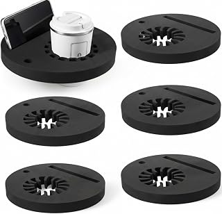 LemonRoad EVA Foam Floating Drink Holder for Pool Refreshment Table Tray with Phone Slot Portable Non-Inflatable Floating Tumbler Pool Bar Accessories for Hot Tub Beach Swimming