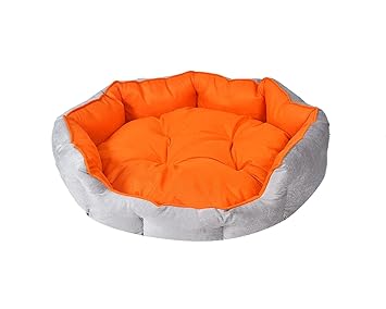 Slatters Be Royal Store Reversible Dual Ultra Soft Velvet Sky Blue Black Color Luxury Sofa Bed PET Bed | Dog Bed | CAT Bed | Puppies Puppy Bed | Rabbit Bed