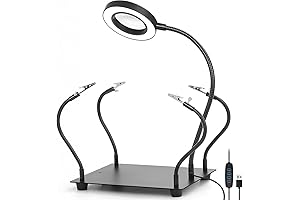 Hands-on Soldering Support with Enhanced Visibility