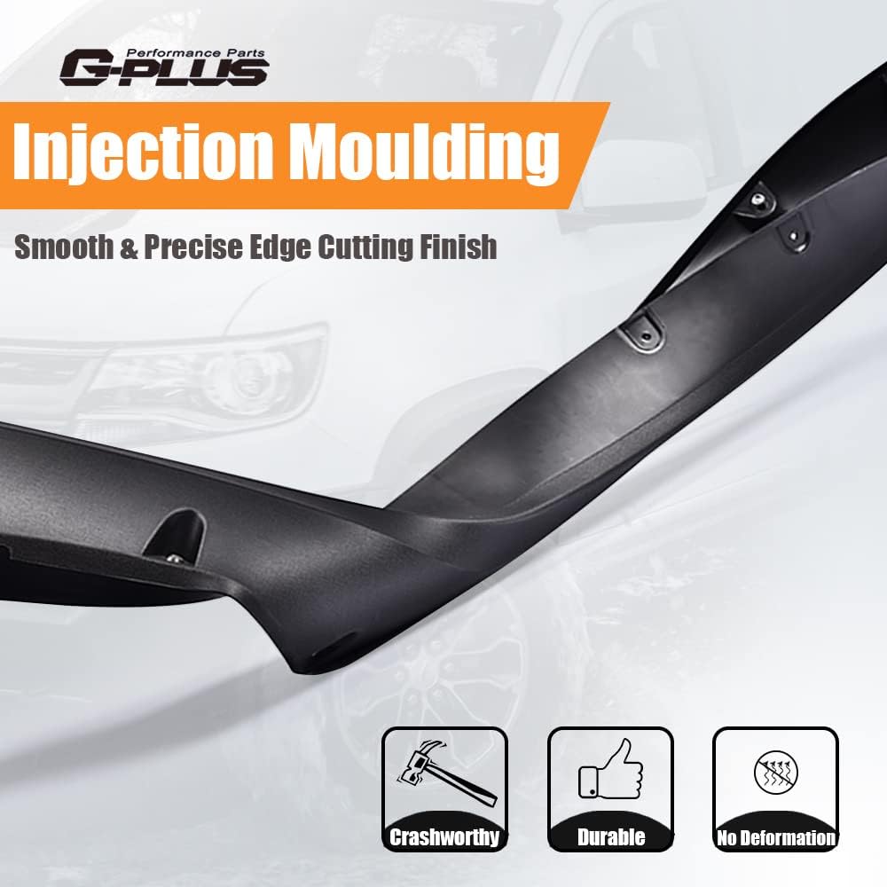 G-PLUS Fender Flares, Compatible with 2007 2008 2009 2010 2011 2012 2013 GMC Sierra 1500, Smooth Matte Pocket Riveted Style Wheel Flares, 4 Pcs