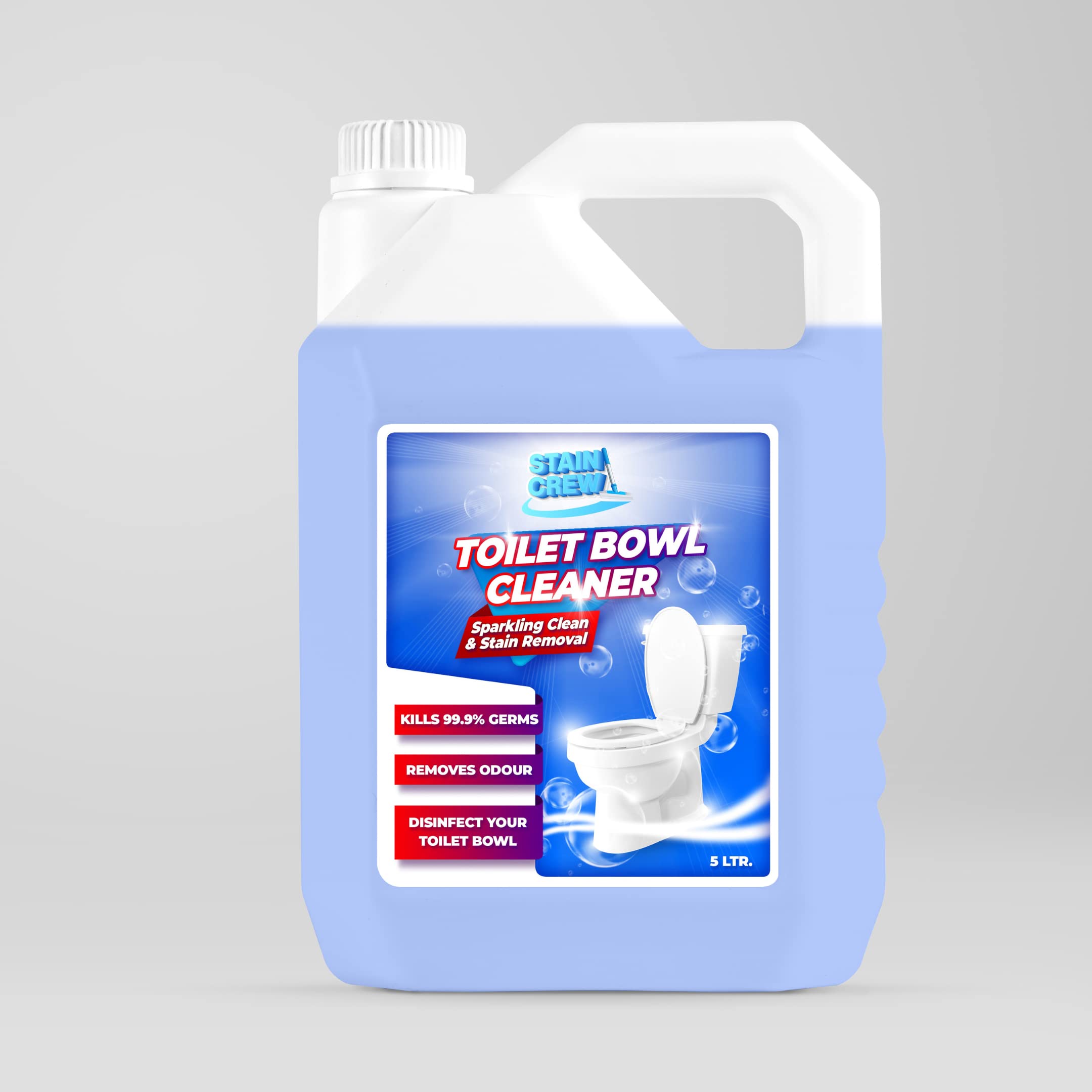 Stain Crew Toilet Bowl Cleaner with Neem Extracts | 5Ltr Refill Jar | (Non-Corrosive, Acid Free & Environment Friendly) (B0BJQ6P4W3) Amazon Price History, Amazon Price Tracker