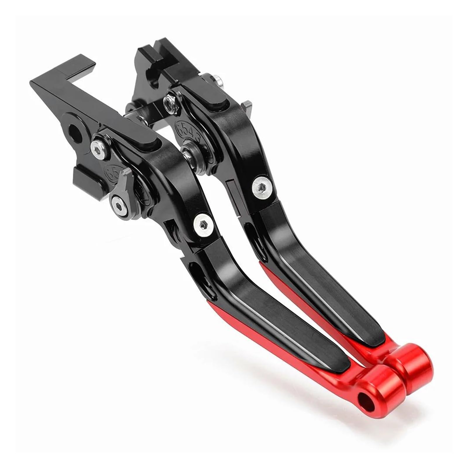 RVEVFBKBAL Motorcycle Brake Clutch Levers Handle Lever for VFR400 NC30 VTX1300 Retro NSR250 CBR400 RVF400 NC35 Adjustable Foldable(P)