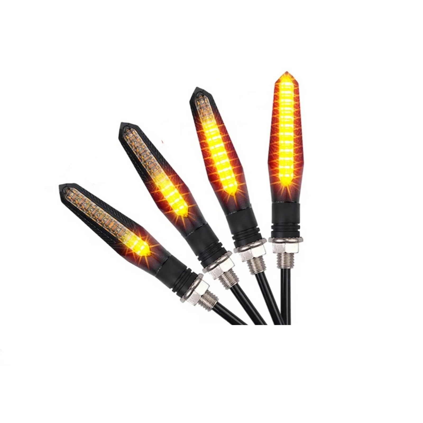 Accessori Impermeabili Pieghevoli Per Indicatori Di Direzione Per Moto 12V Indicatore Lampeggiatore Universale(B)