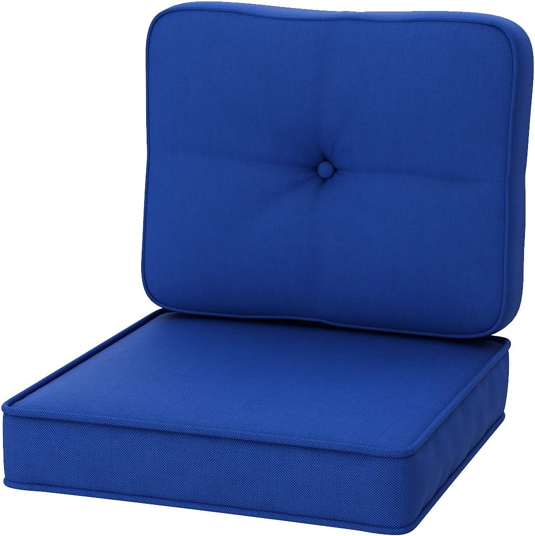 Amazon Outdoor Furniture Cushions 25x25 Blue Seat Cushions For