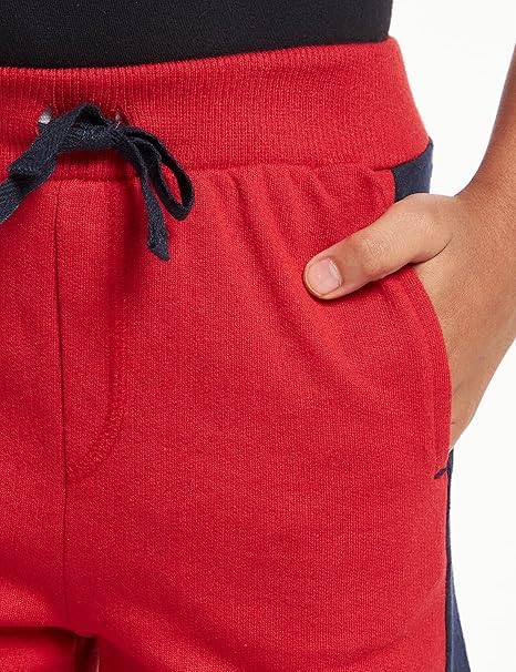 Image of Clotth Theory Boys Cotton Shorts Pack of 2 | Soft Breathable Fabric | Elastic Waist | Casual Wear Kids Comfortable Shorts