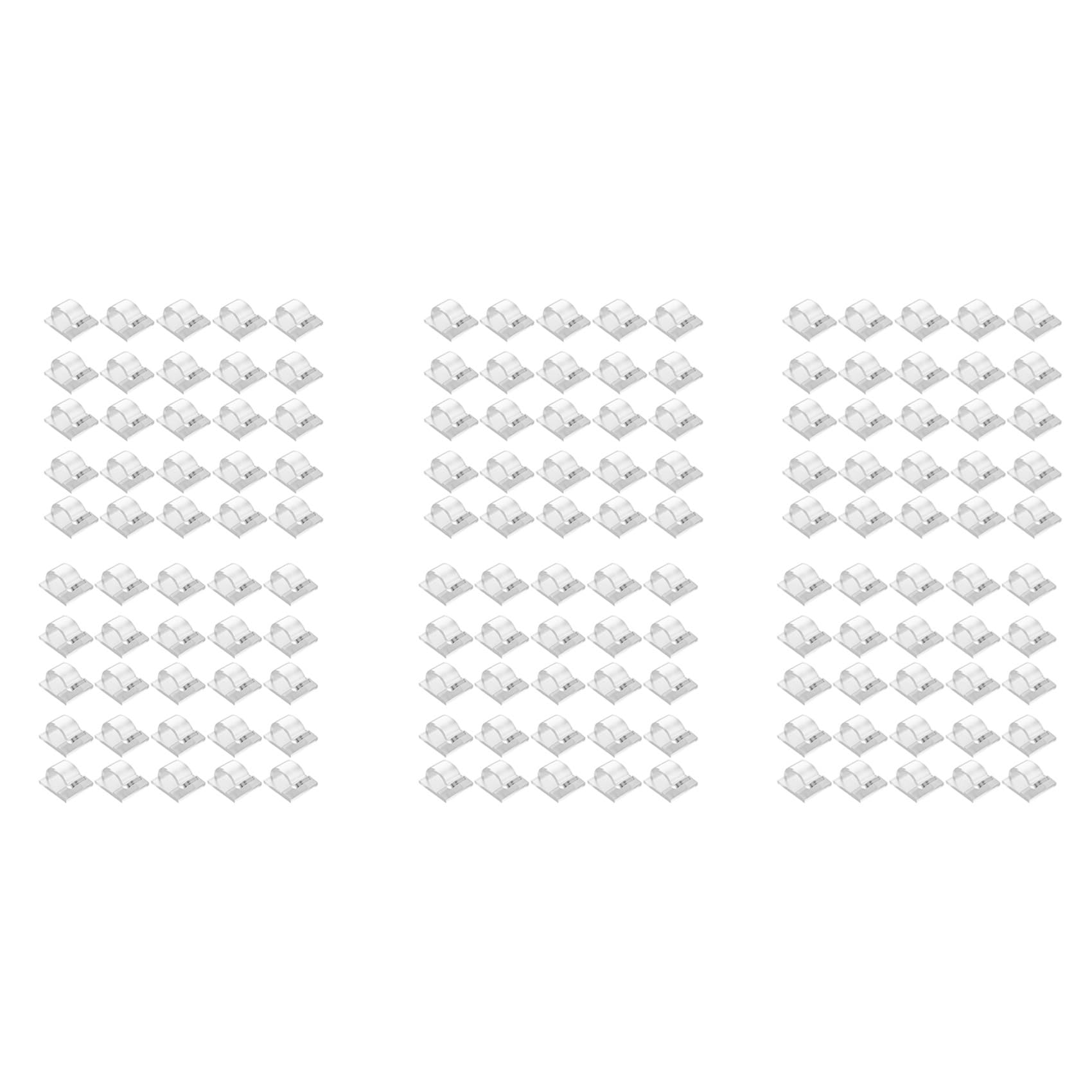 Vjsujehgy Hooks for Outdoor String Lights Clips 150 Pack Clips Clear Light Hook with 150 Waterproof Adhesive Backing for Lamp