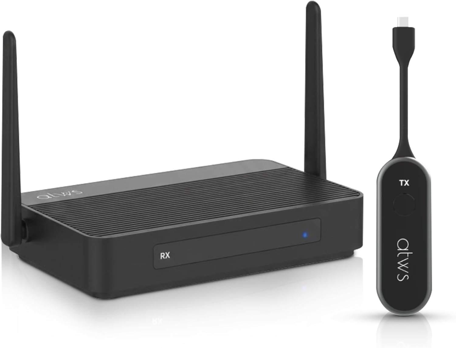 MeetHub Kit Wireless HDMI BYOM Dongle, True 4K Wireless USB C Dongle, Plug & Play Screen Sharing, Quad View Dual HDMI for Conference Rooms