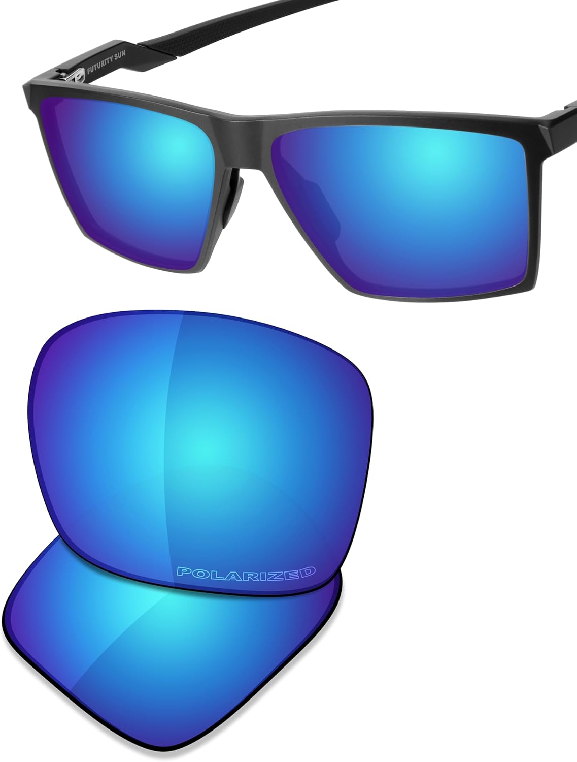 SAUCER Premium Replacement Lenses & Nosepad for Oakley Futurity Sun OO9482 Sunglasses