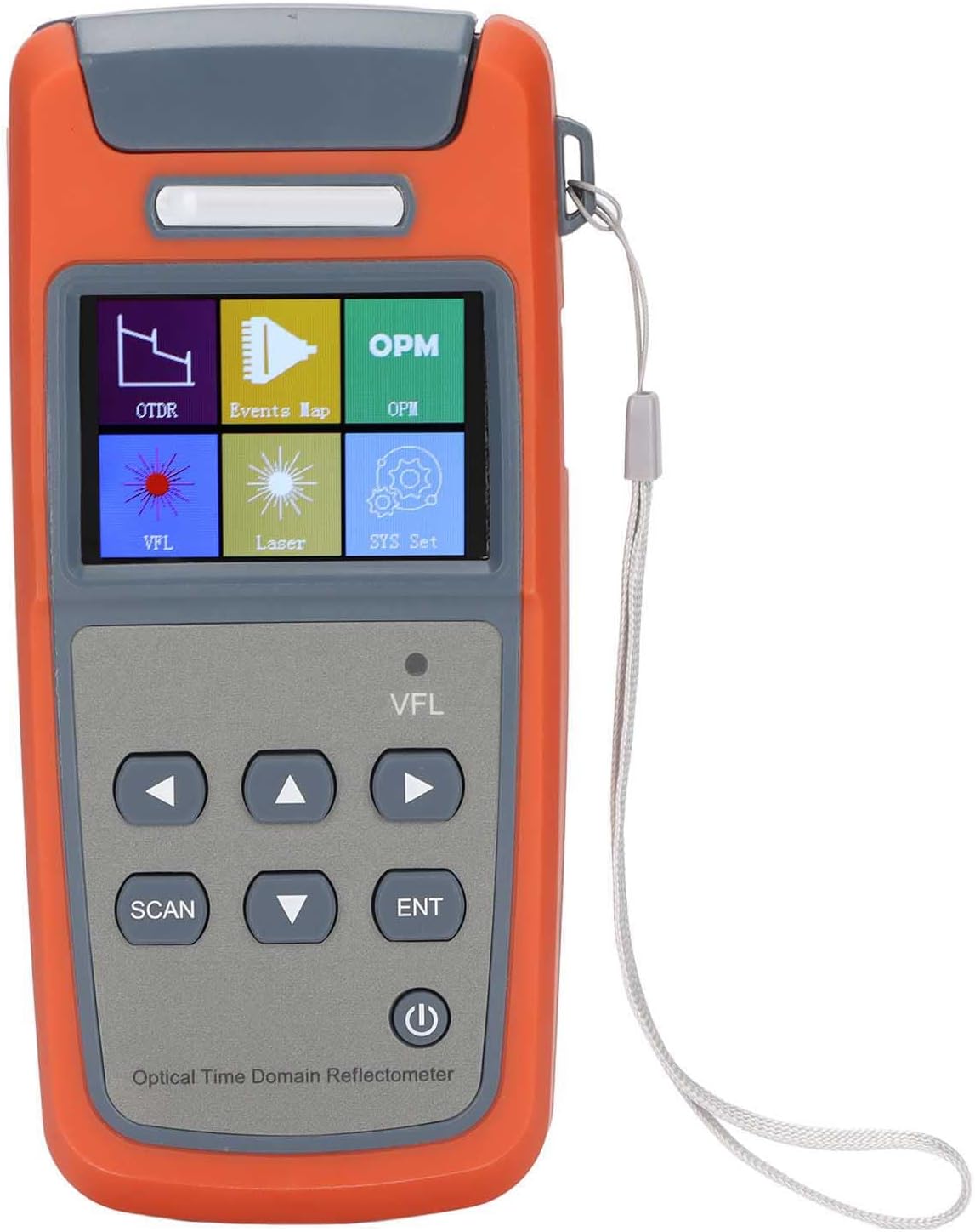 Optical Time Domain Reflectometer, Handheld Fiber Optical Power Meter, Support OTDR Event Map OPM VFL OLS, 1310/1550nm Fiber Optical Power Meter for Field Use