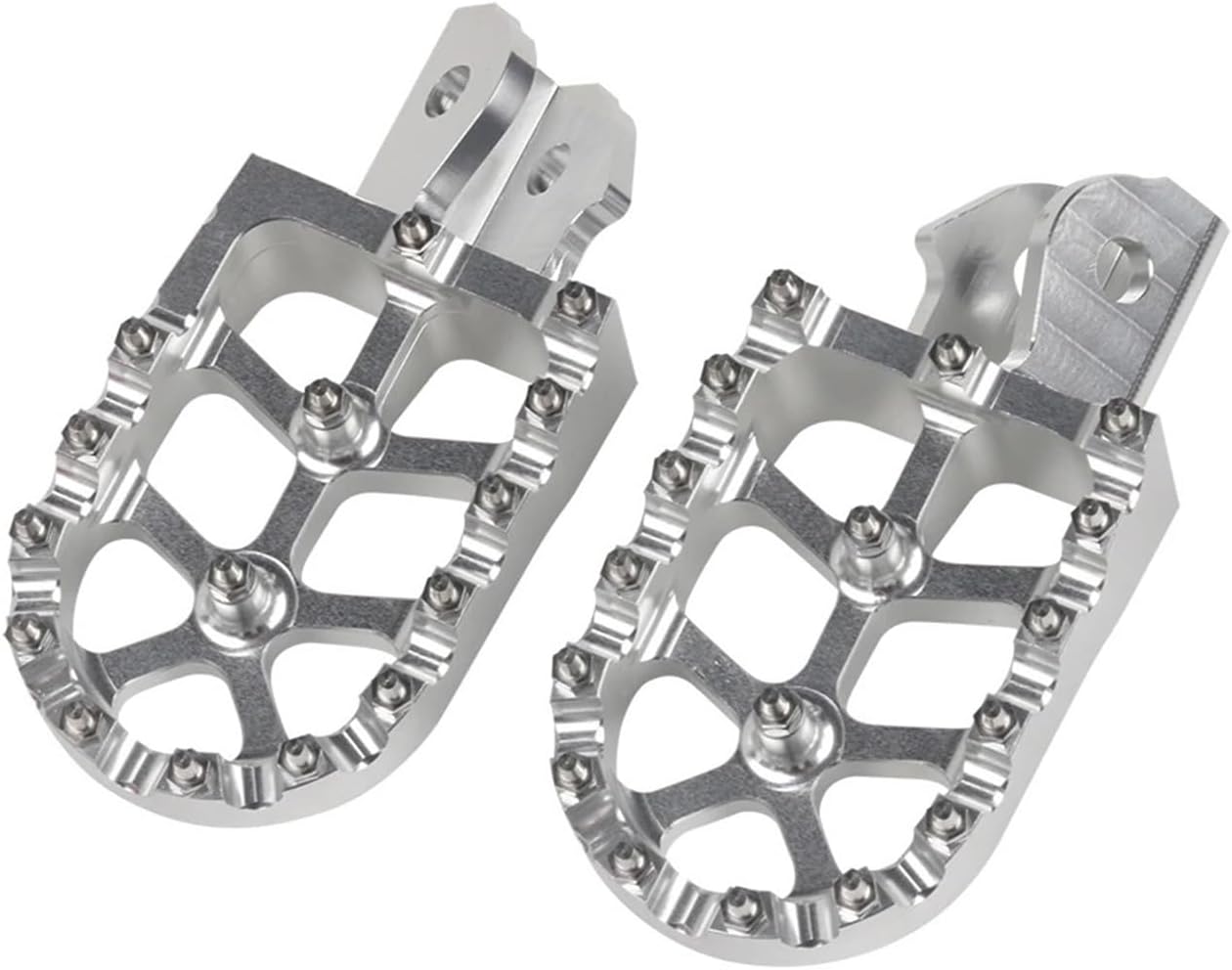 Motorcycle pedal CRF250F CRF125F CRF125 CRF250 F CRF 250F 125F CRF 125 250 F Accessories Footrest Footpegs Floor Boards Rests Pedal Parts(Silver)