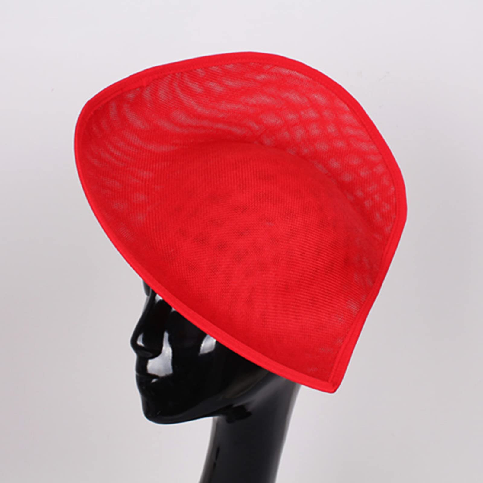HeOTER Teardrop Sinamay Hat Base DIY Sinamay Saucer Upturned  display picture 1