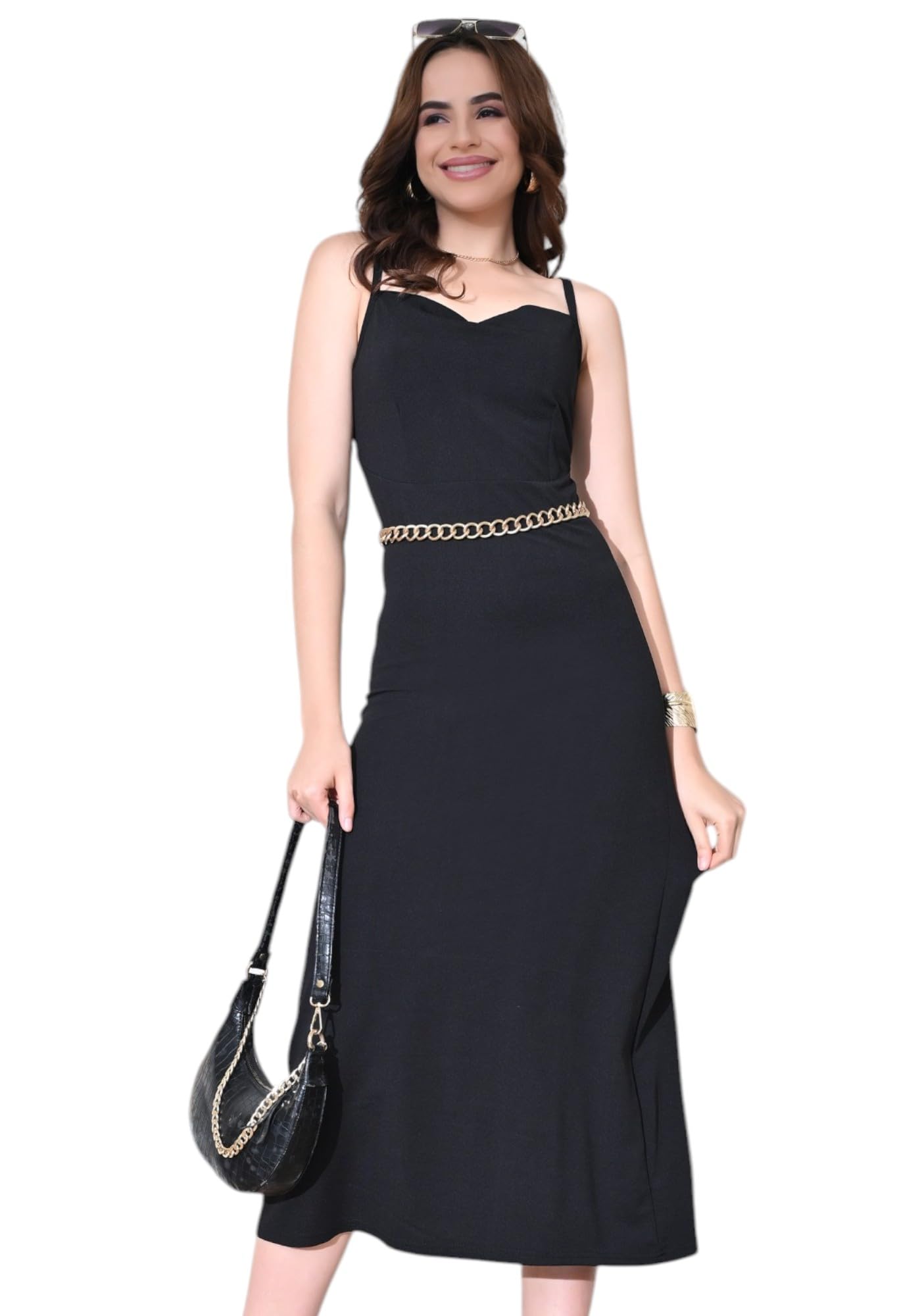 zeugen Women's Multicolor Sleeveless Maxi/Full Length Bodycon Dress-picture-13