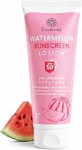 Sunscreen for Women & Men | Watermelon Sunscreen SPF 50+++ for Glowing Oily & Dry Skin | Brightening, Cleanse Face Cream Lotion for Woman/Man for All Skin Types- 60 Gm