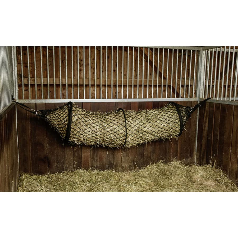 Red de alimentación de túnel de heno que cuelga la malla de poliéster el 150x50cm equino caballo pony