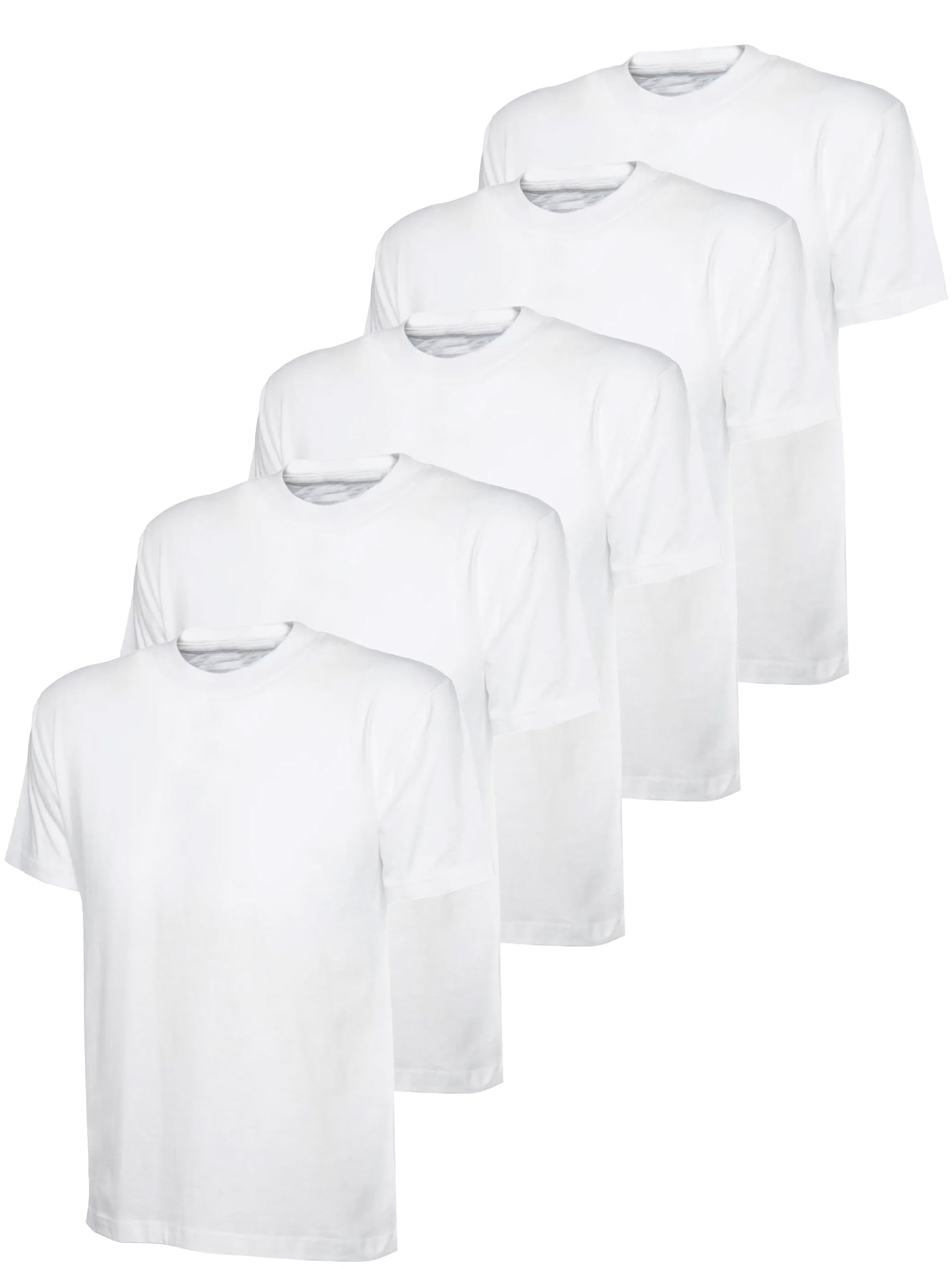 BRAND KRUZE T-shirt décontracté en coton pour femme - Coupe droite - Col rond - Manches courtes