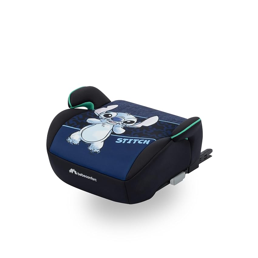 Bebeconfort Disney Manga i-Fix, Alzatina Auto Bimbi 6–12 Anni, 128–150 cm, Rialzo Auto Bambini, Seggiolino Auto Isofix, Leggero, Installazione Facile, Imbottito, Tessuti Morbidi, Authentic Stitch