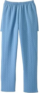 Silverts Women's Adaptive Open Back Track Pants, Elastic Waist | Assisted Dressing, Comfortable Pants, Caregiver-Friendly Adaptive Clothing