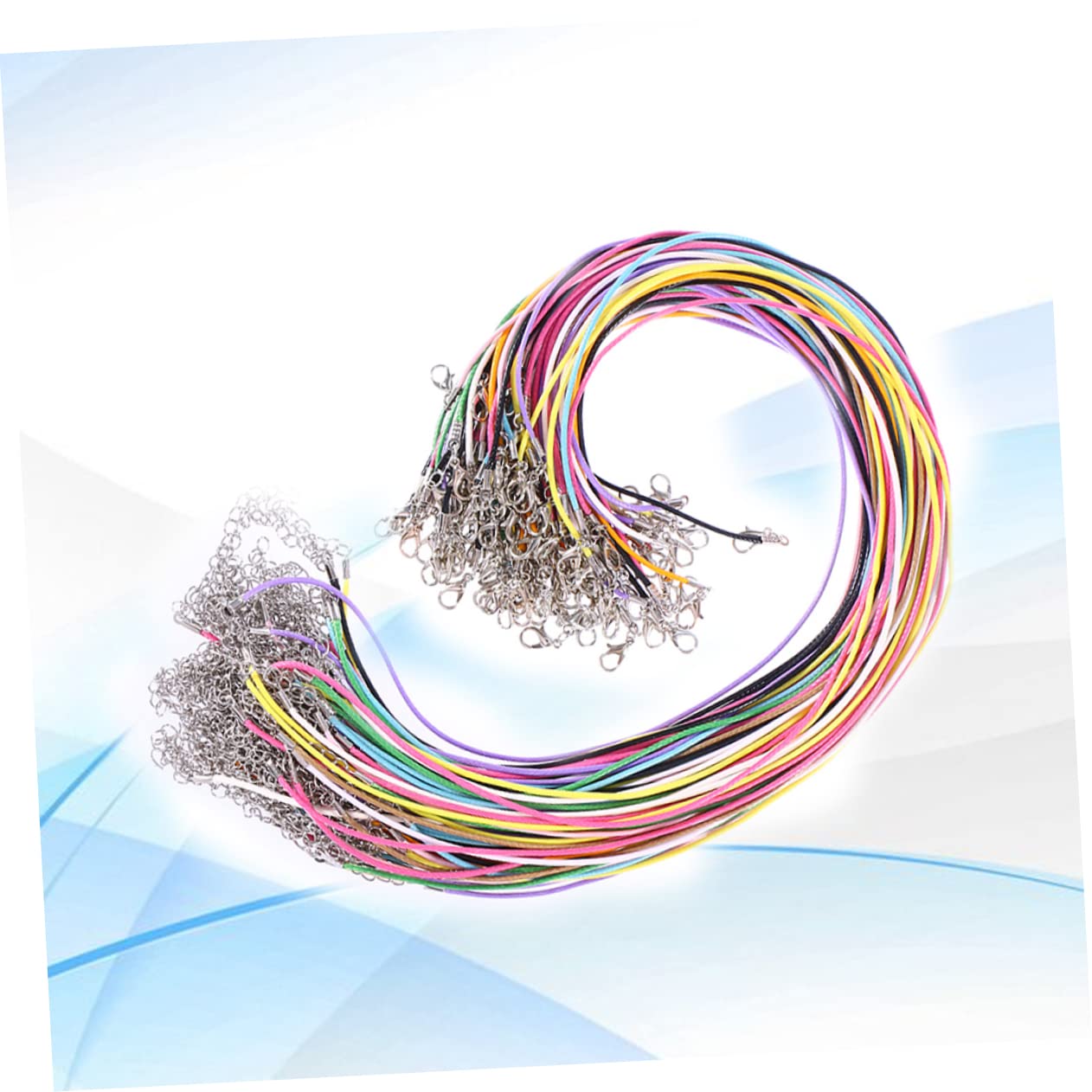 SHINEOFI 3 Set di Cordini per Collane Cordino Cerato Sfuso con Chiusura Filo per Perline da 2 Mm per Gioielli Braccialetti Artigianali E Cavigliere
