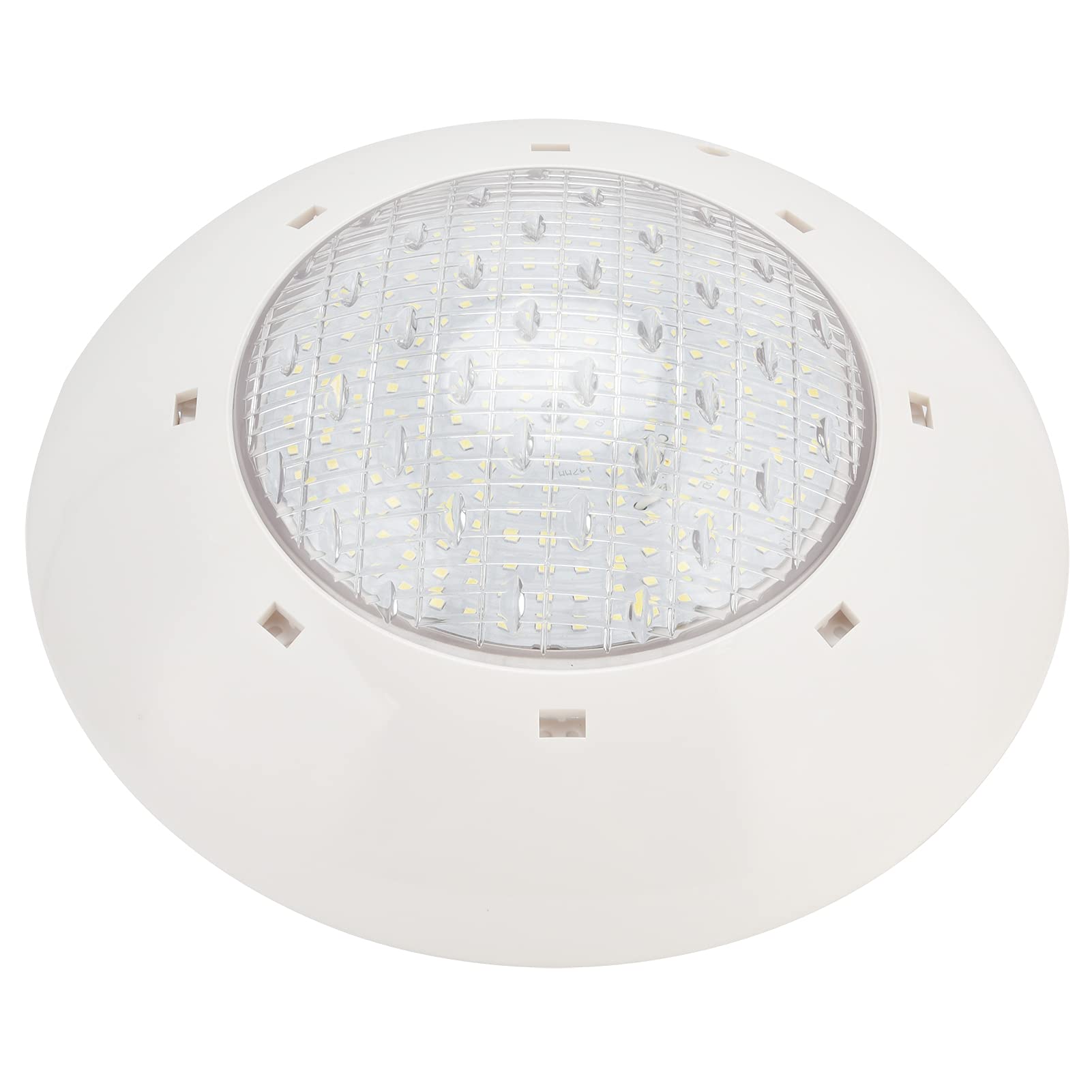 Generic Ciepła, Jasna ścienna Basenowa AC12V z żywotnością Diod LED 50000 H, Lustrzana Konstrukcja PC do Oświetlenia Basenu, Baseny Hotelowe, 28x28x7cm (18W)
