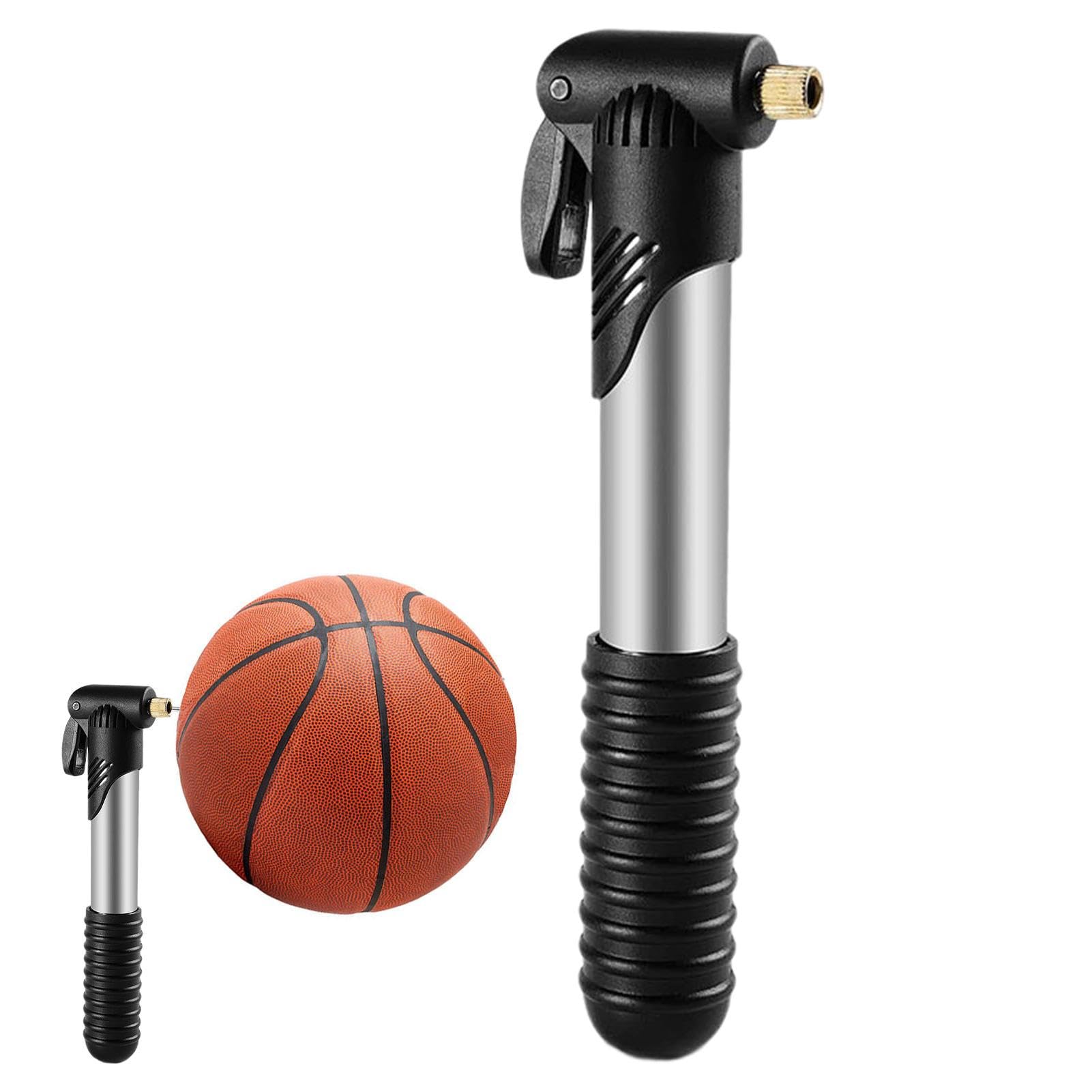Nupaque Pump | Small Tire Pump - Air Ball Pump Inflator, Basketball Pump, Pump for Road, Mountain and Bikes