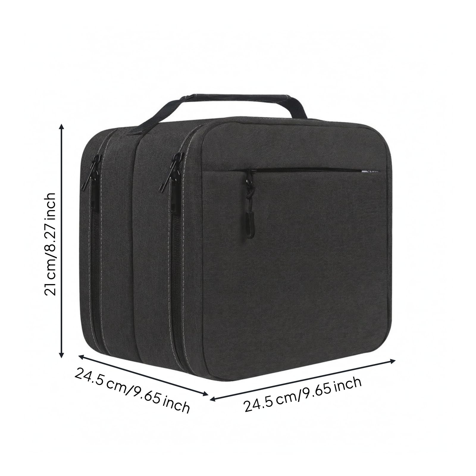 Custodia con Tasca Frontale con Cerniera Organizzata Borsa da Trasporto Portatile per Hobbisti, Viaggi