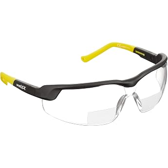 voltX GT Adjustable Bifocal Reading Safety Glasses Clear +3.0 Dioptre