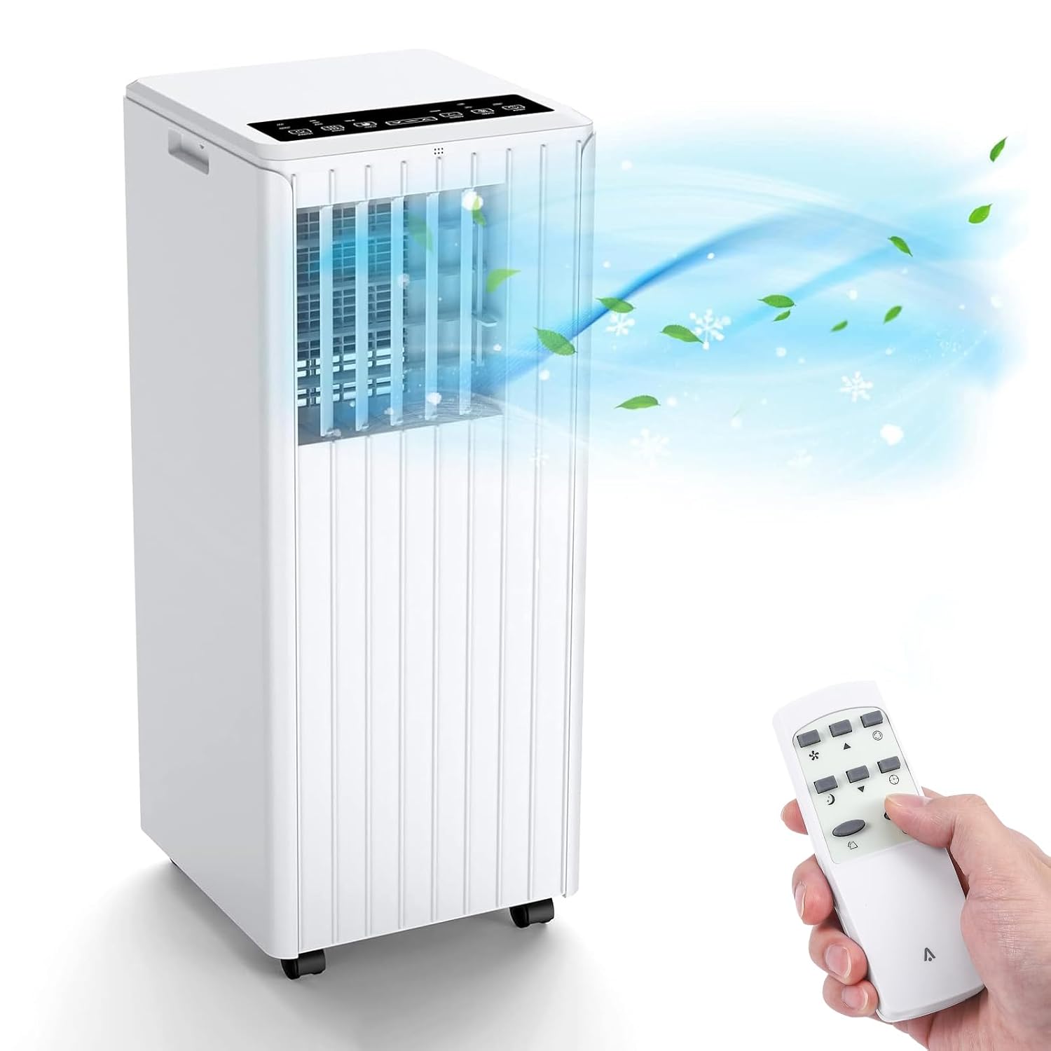8000BTU Portable Air Conditioners Room Up to 350 Sq Ft 3-IN-1 Portable Conditioner with Cool Fan Dehumidifier Sleep