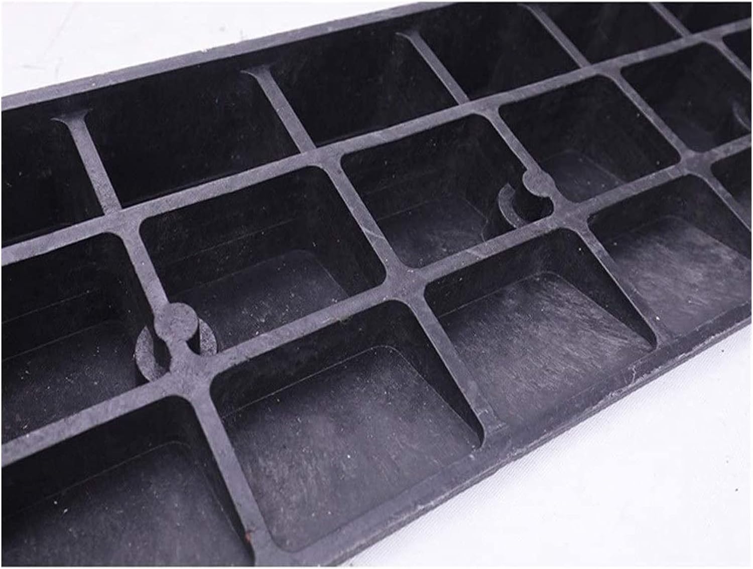 Ramp Parking Ramps, Black Rubber Service Ramps Factory Pier Loading Ramps Heavy Truck Caravan Uphill Mat Height: 4-11CM (Size : 100 * 25 * 5CM)