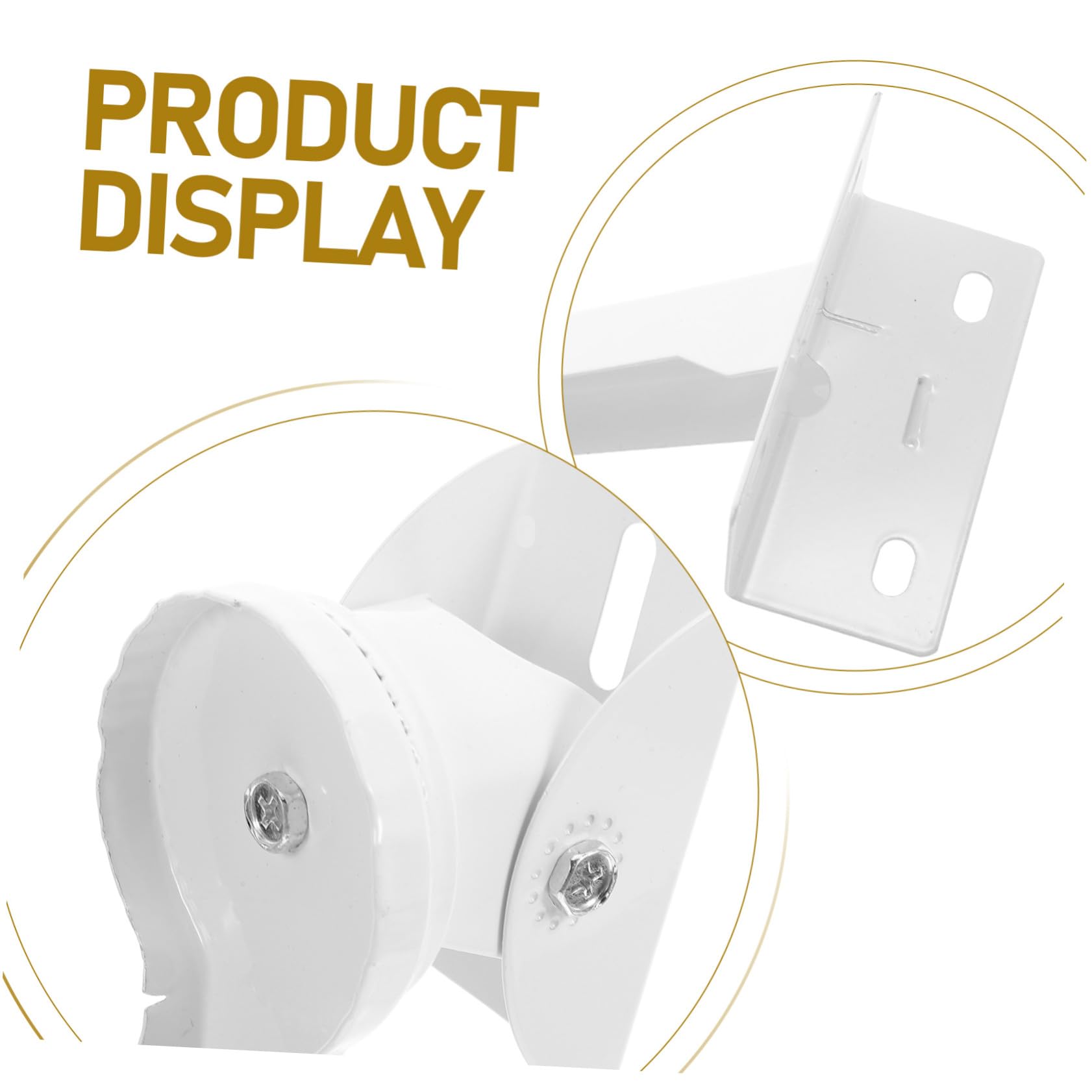 2 Sätze Eckhalterung für Überwachungskameras mit Verstellbarem Verlängerungsstab Flexible Montage für Wand Deckenbefestigung für Umfassende Sicherheitsabdeckung
