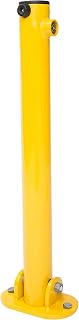 Driveway Security Post Barrier, Lockable Fold Down Car Parking Bollard Pole
