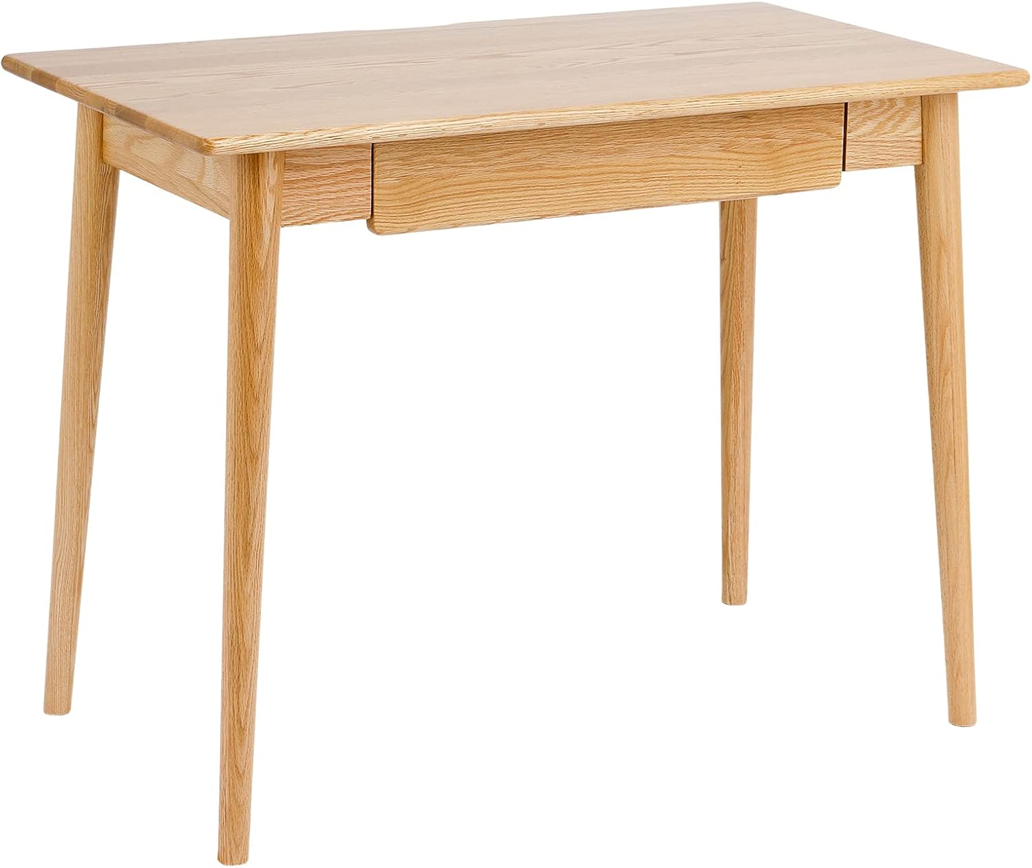 Bamskov 100 Solid Oak Wood Desk Office Desk with Drawers