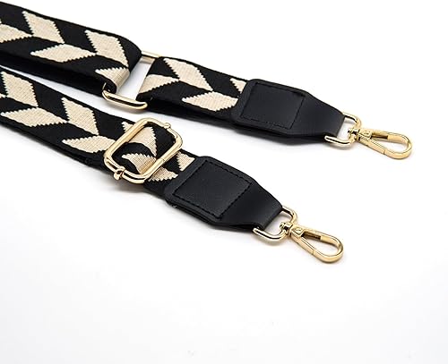 Miniatura 3 de S&loyoe Correas de repuesto para bolso, correa ajustable para bolsa cruzada, correas de guitarra anchas para bolsos de 1.5 pulgadas