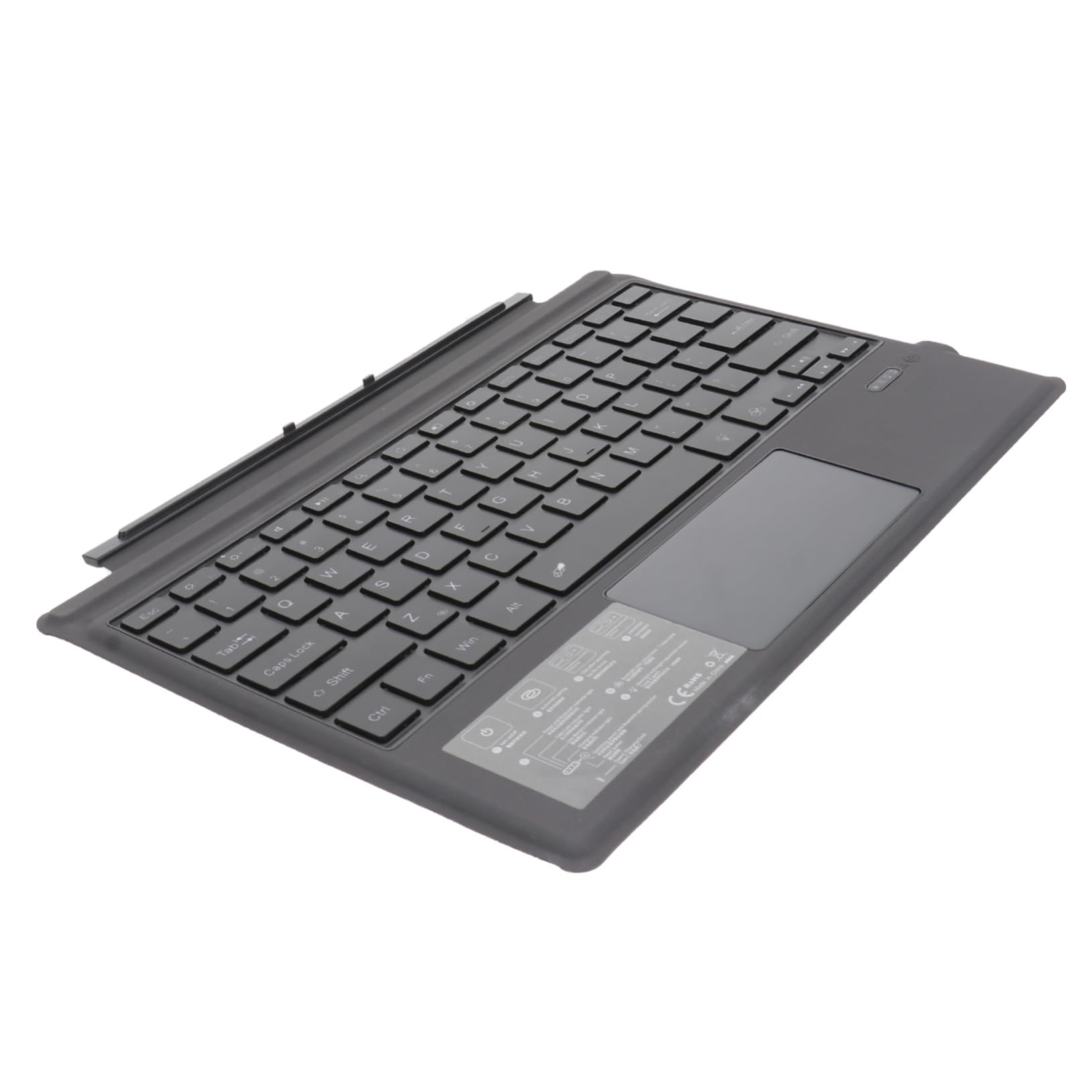 Teclado Inalambrico para Tablet con Funda Protectora Negra y Teclas Mecanicas 8