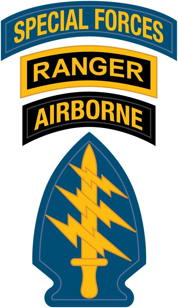 Special Forces Ranger Airborne Decal 4 Inch US Army
