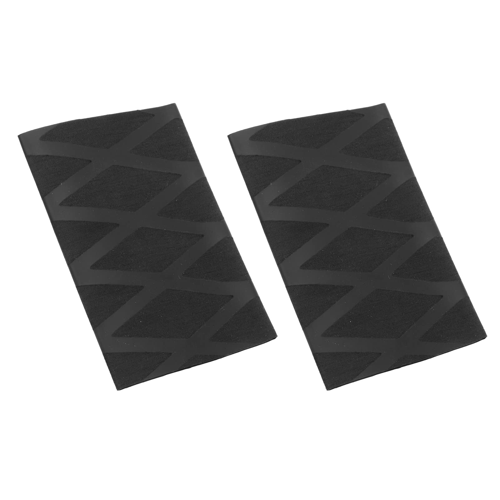 Tennis Racket Grip Tape, Anti Skid Heat Shrinkable Polyolefin 2PCS Tennis Racket Grip Comfortable to Hold for Fishing Rod (Black) (B0BPV942J7) Amazon Price History, Amazon Price Tracker