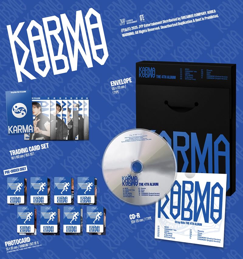 Amazon.com: Stray-Kids KARMA [Compact ver.] 4th Album+Pre